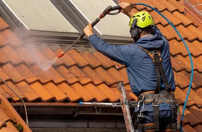 Démoussage et hydrofuge de toiture à Corcondray